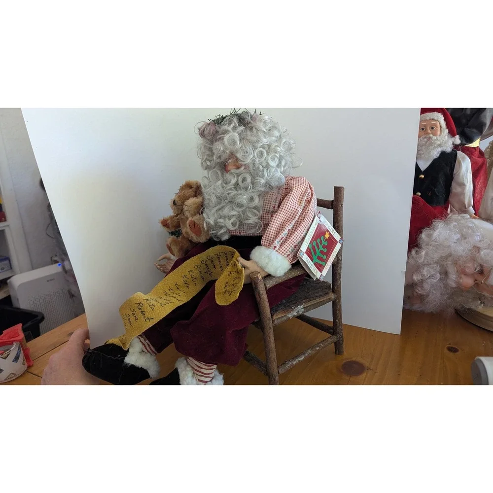 Vintage Figments of Folklore Collection Santa Claus Twig Chair